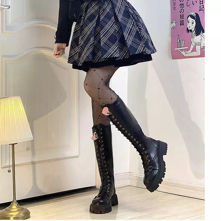 3 Colors Punk Lolita Sweet Boots ON820