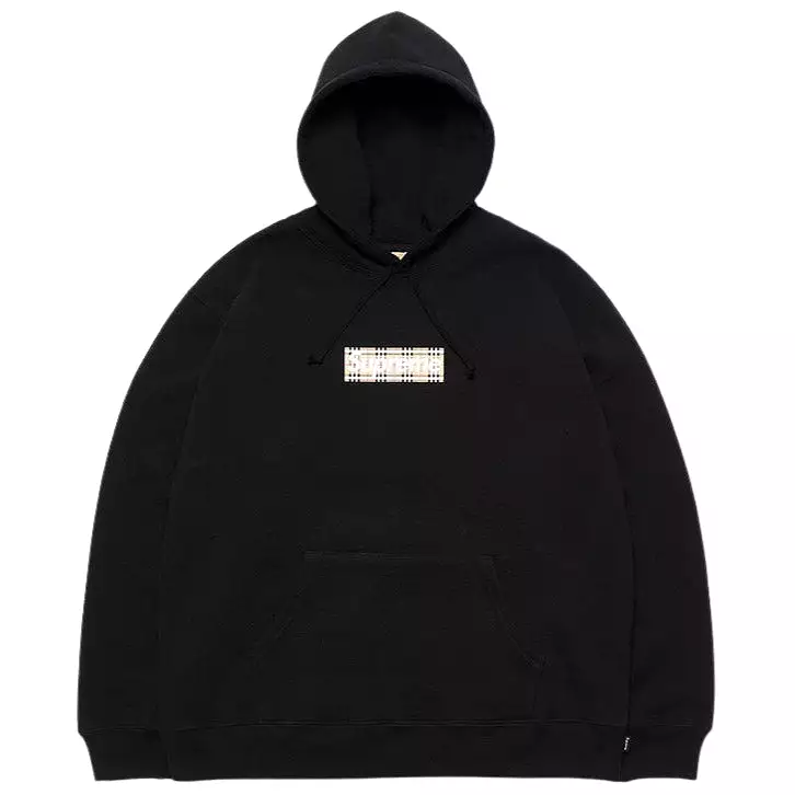 (40% Off) SUPREME X BURBERRY Box Logo Hoodie Black