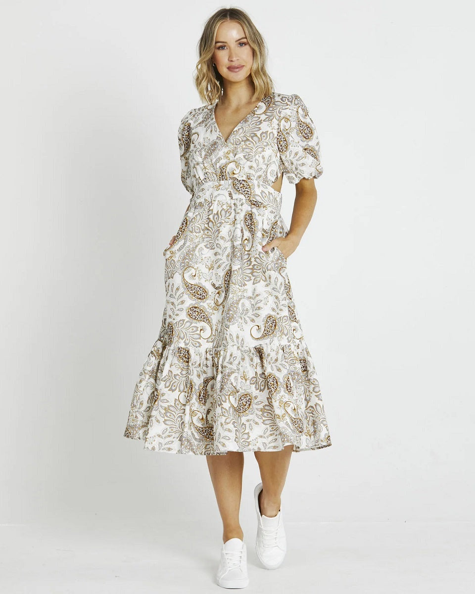 Adele Midi Dress Paisley