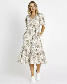 Adele Midi Dress Paisley