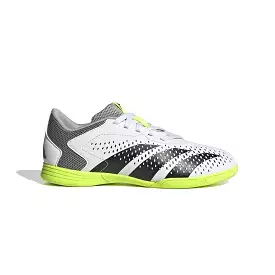 Adidas Predator Accuracy.4 IN Sala Jnr Football Boots (White/Black/Lucid Lemon)