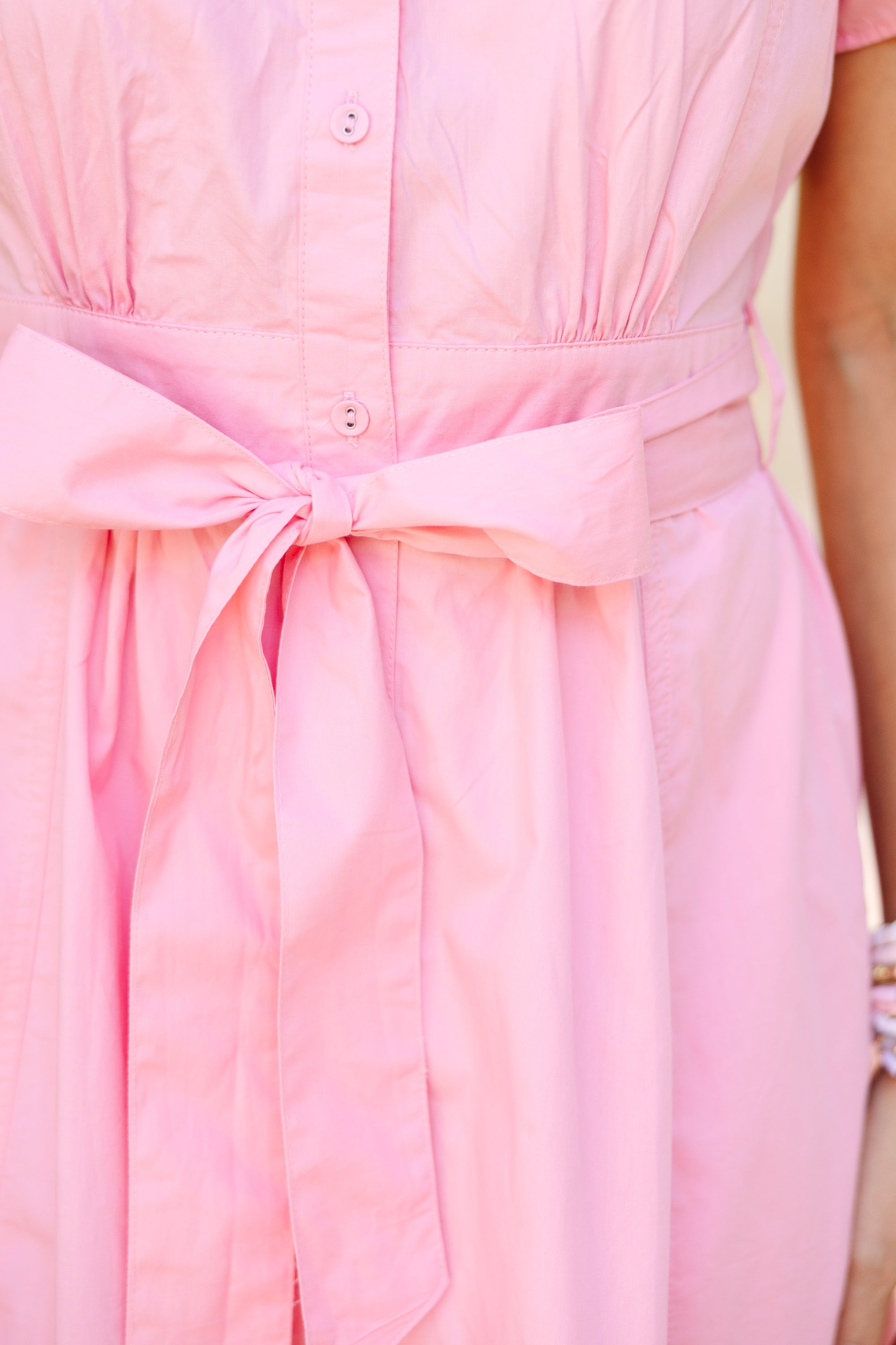 All In A Dream Pink Midi Dress