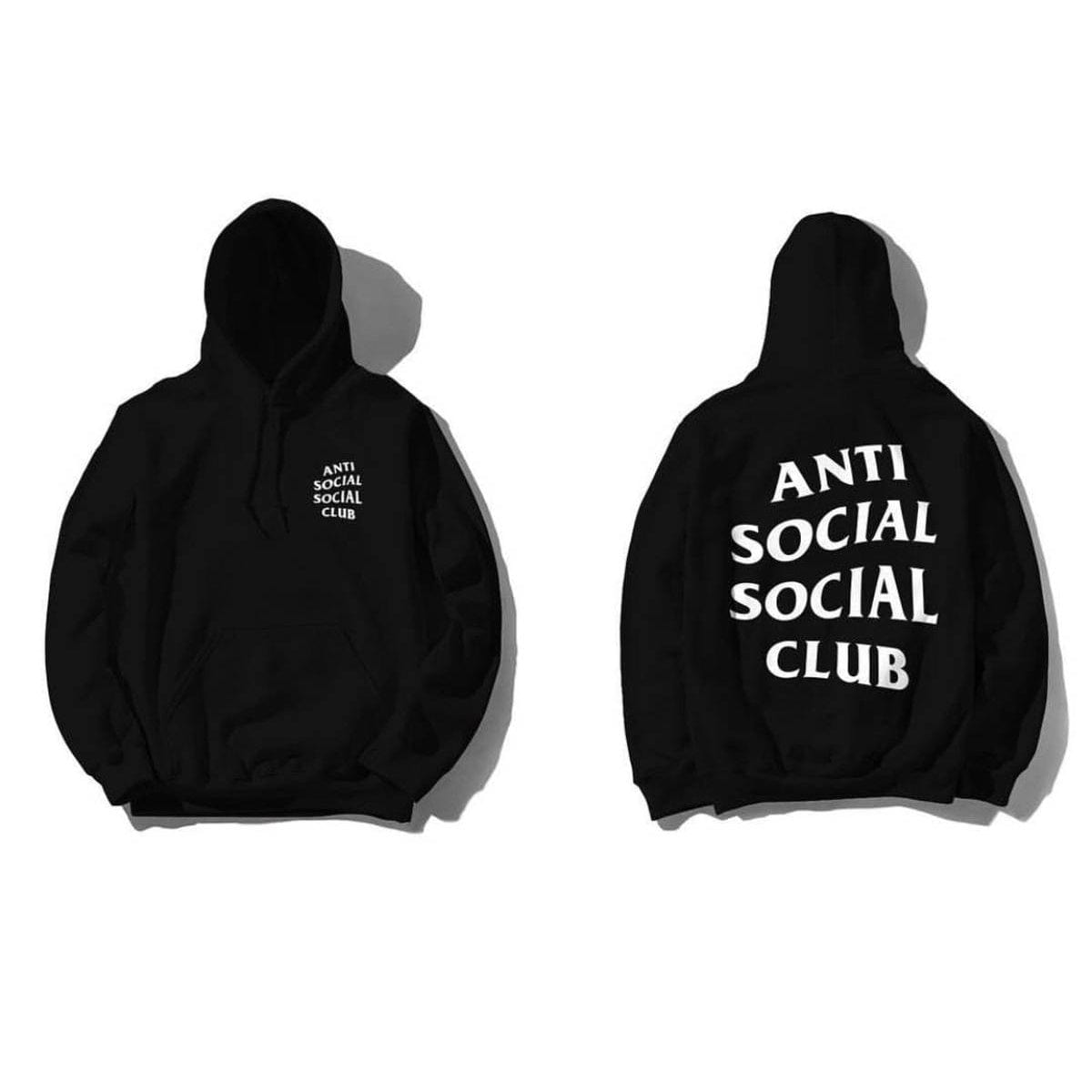 ANTI SOCIAL SOCIAL CLUB HOODIE BLACK