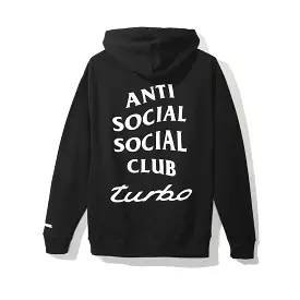 ANTI SOCIAL SOCIAL CLUB TURBO HOODIE BLACK