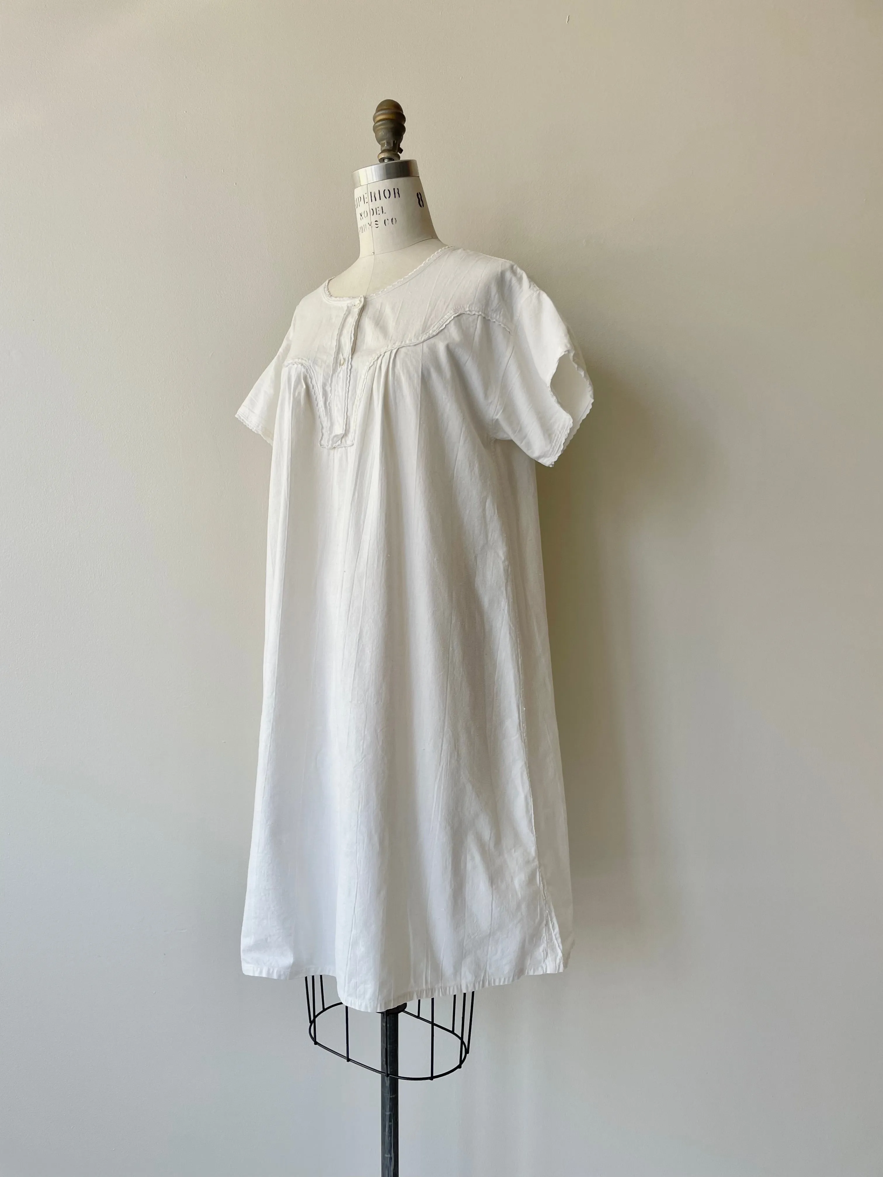 Antique Initialed Nightgown