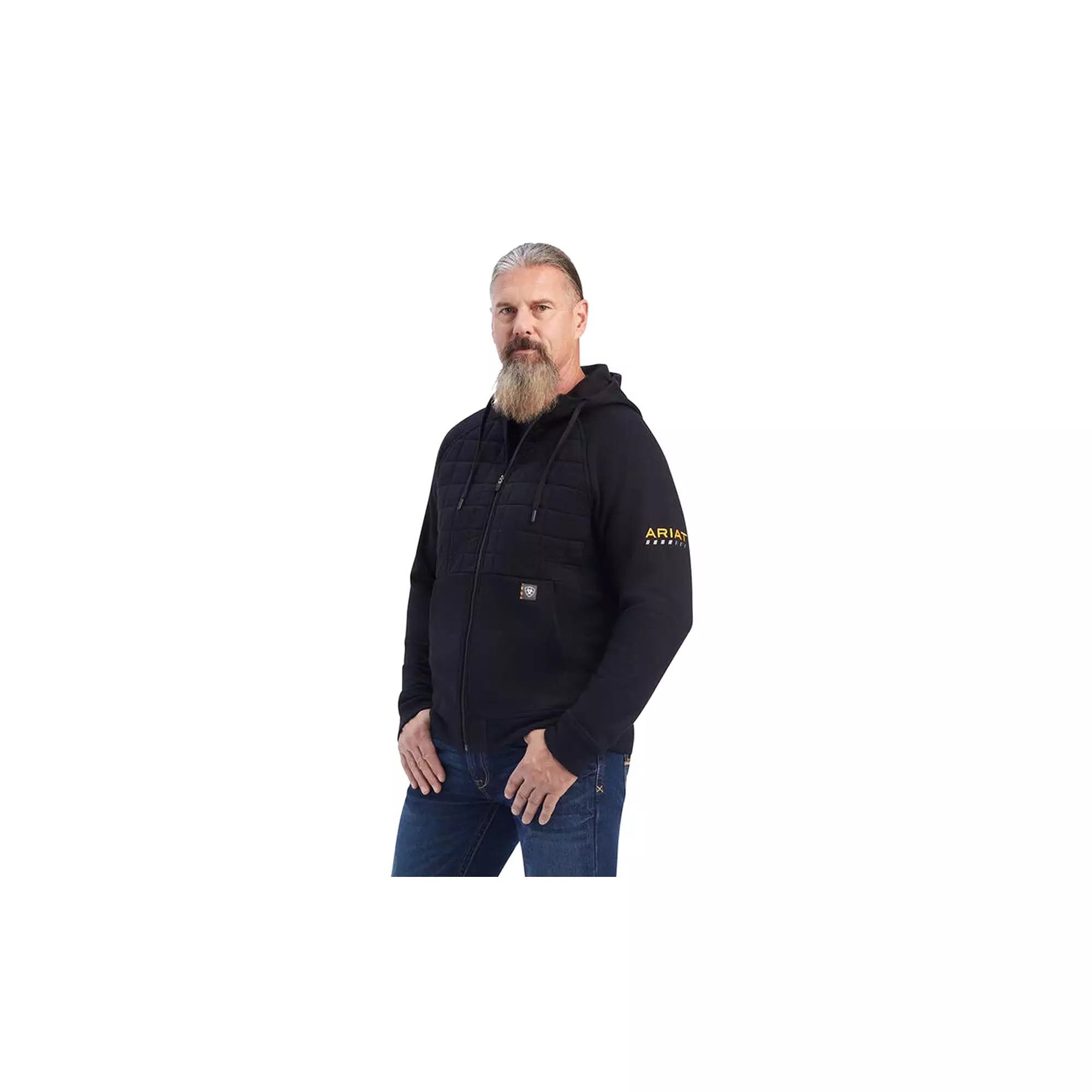 Ariat Rebar Regulator Full Zip Hoodie Black