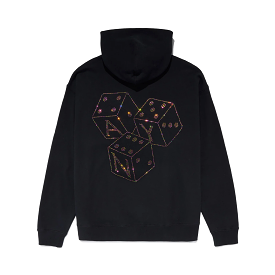 Awake NY Dice Rhinestone Hoodie Black