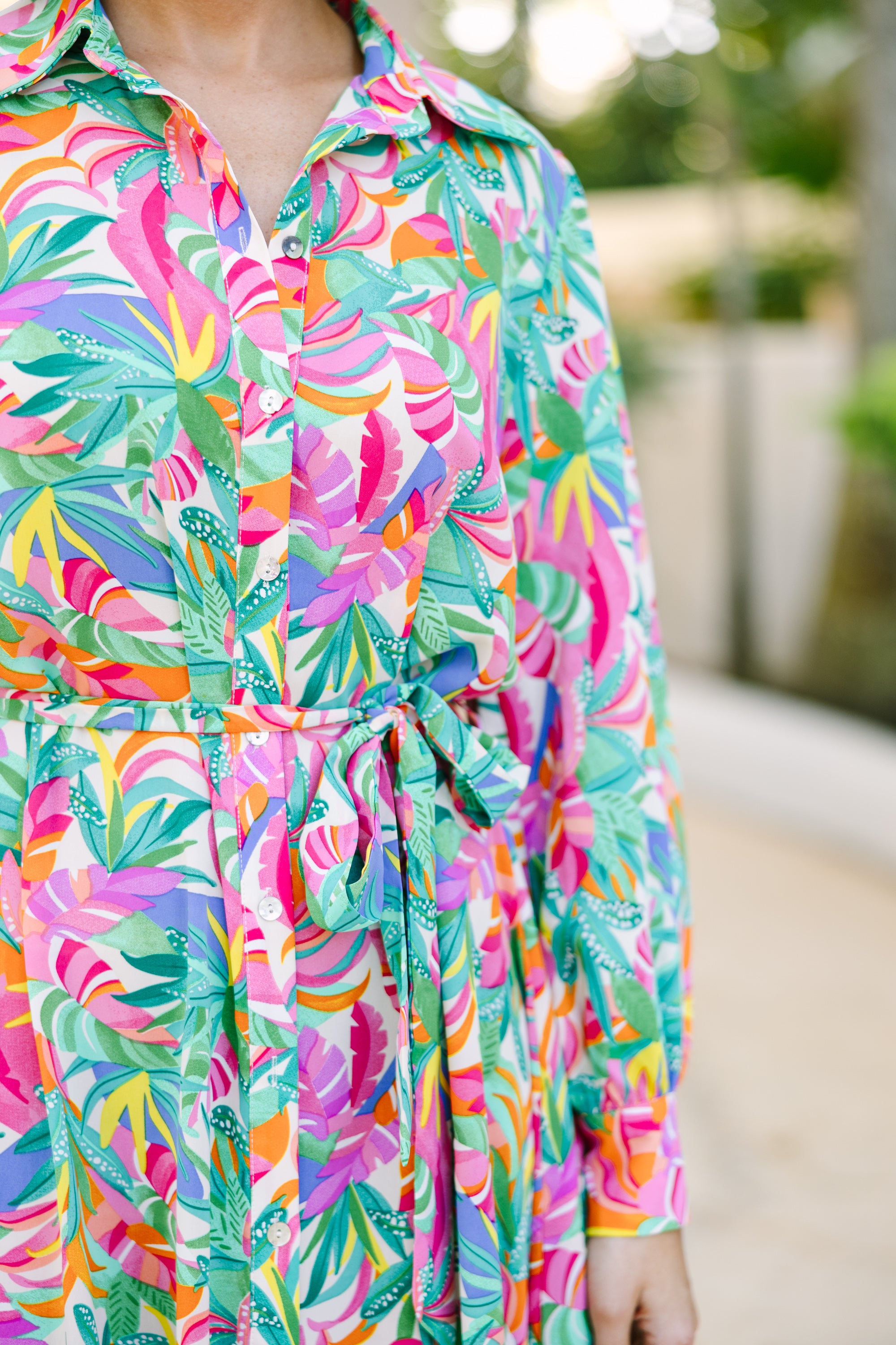 Blown Away White Floral Maxi Dress