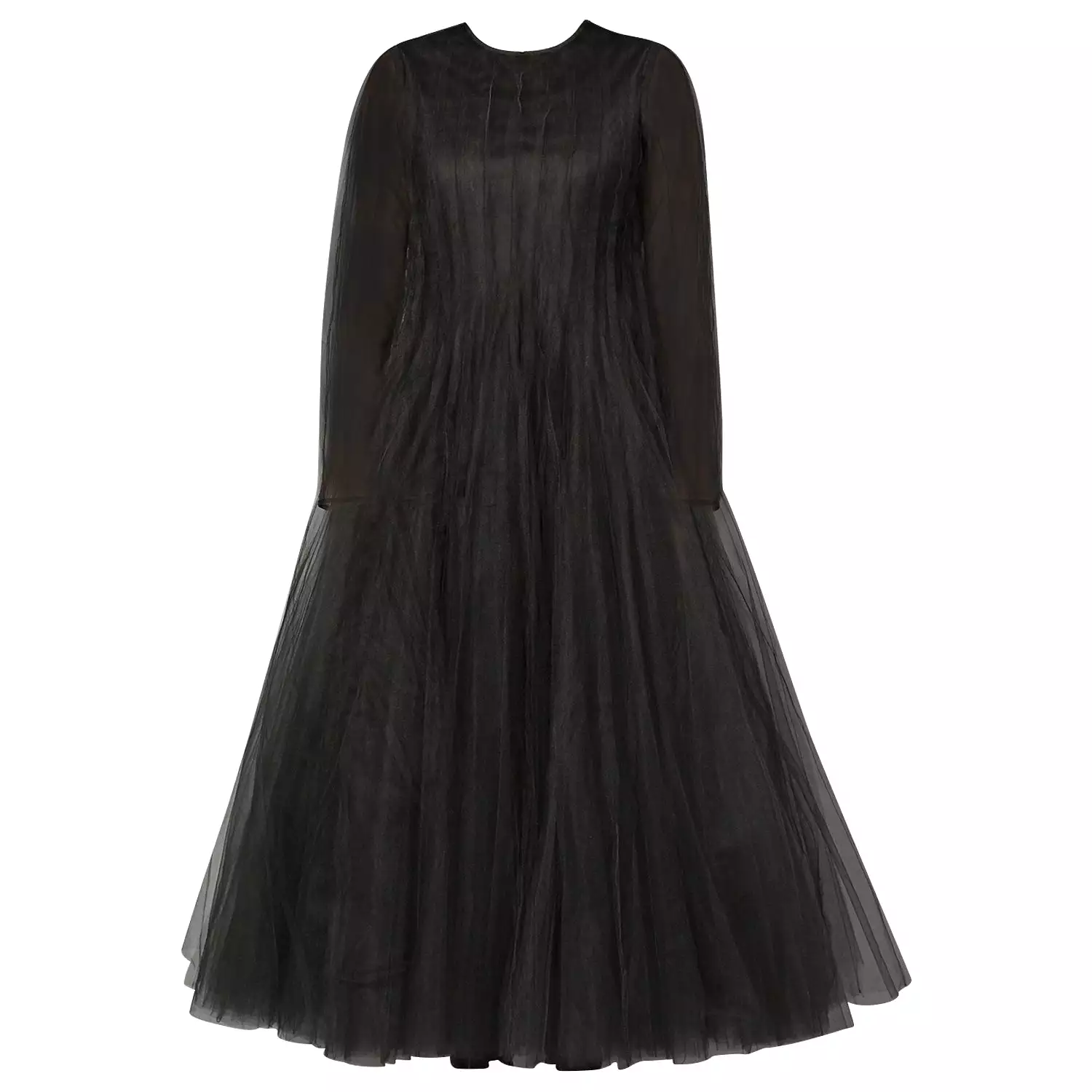 BOTTLE BRUSH TULLE DRESS BLACK