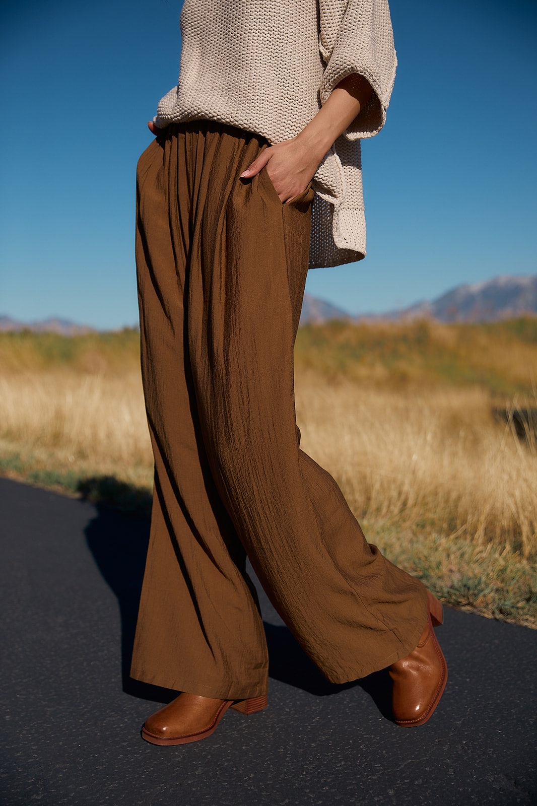 Bronze Flowy Pants