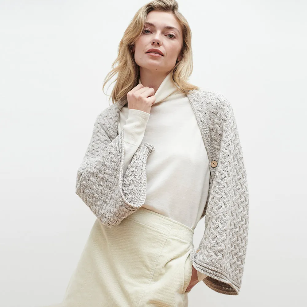 Buttoned Cape / Shrug (One Size)