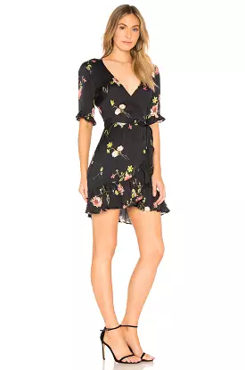 Capulet Nadine Wrap Dress Black