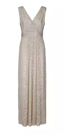 Cardi Silver Maxi Dress