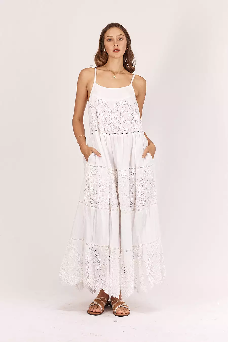 Carley Maxi Dress - White