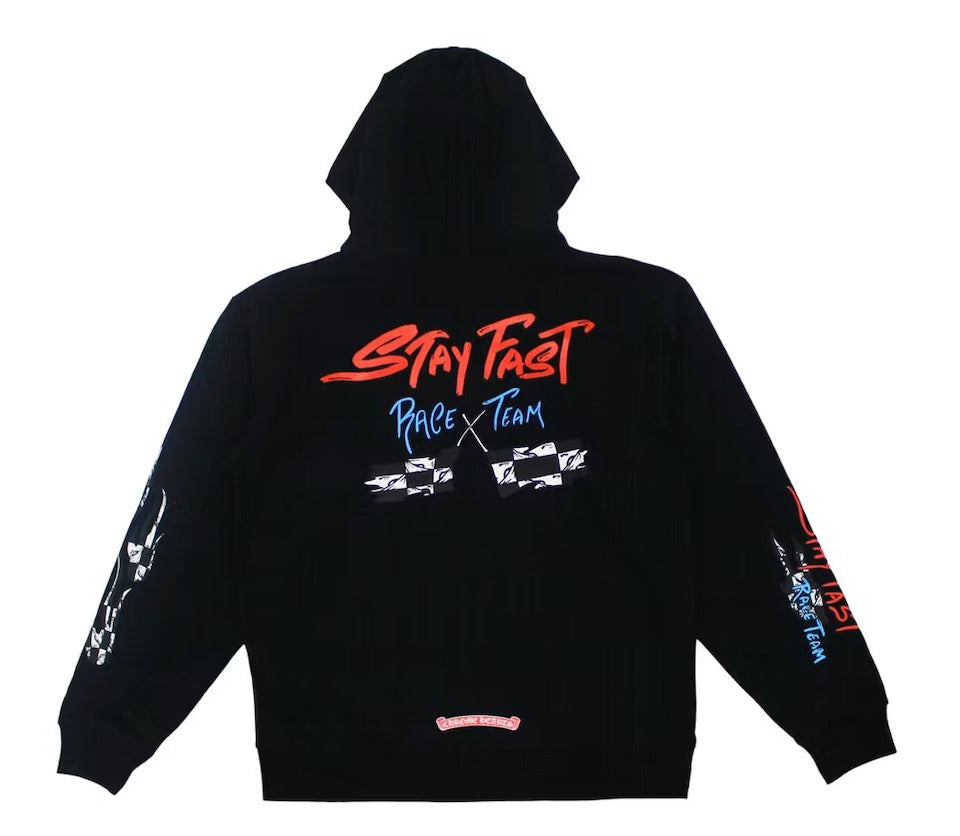 CHROME HEARTS MATTY BOY STAY FAST HOODIE BLACK