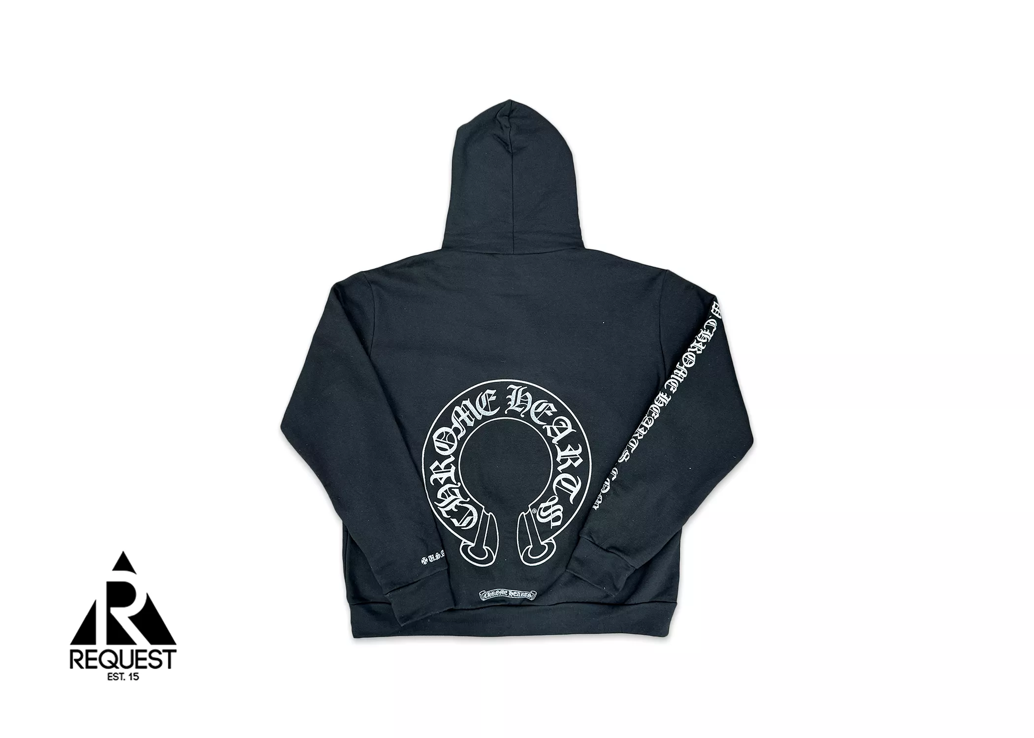 Chrome Hearts Online Exclusive Hoodie Black/Silver Glitter