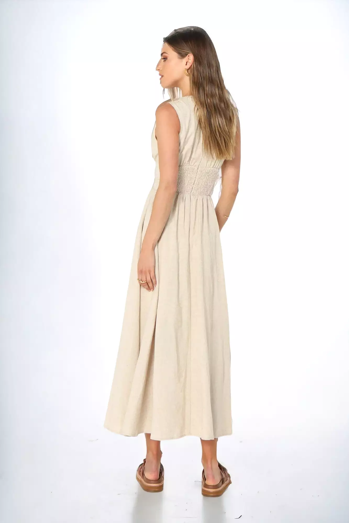 Cleo Maxi Dress | Stone