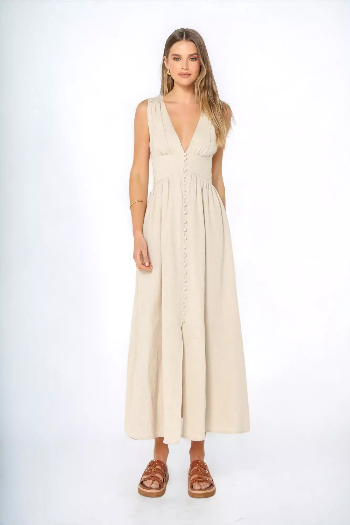 Cleo Maxi Dress | Stone