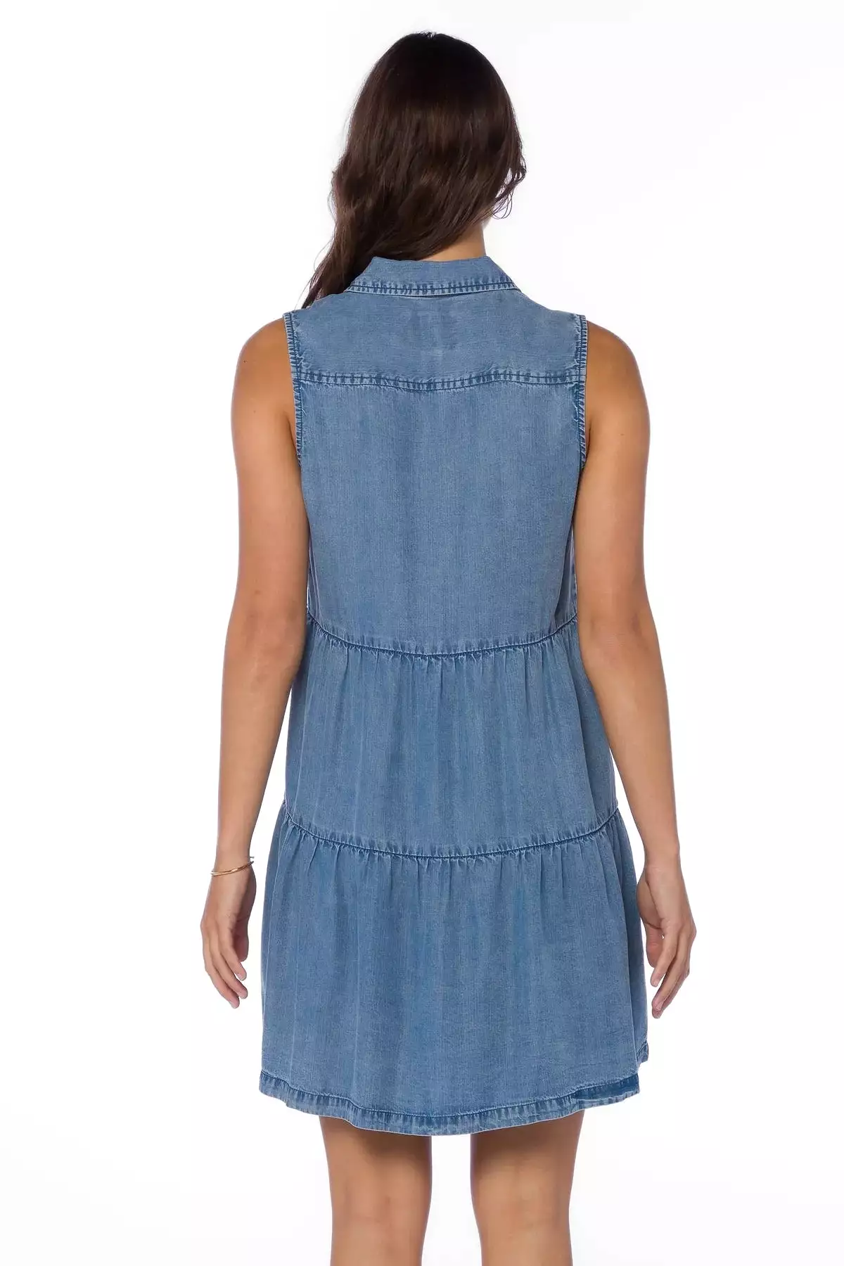 Collette Blue Chambray Dress