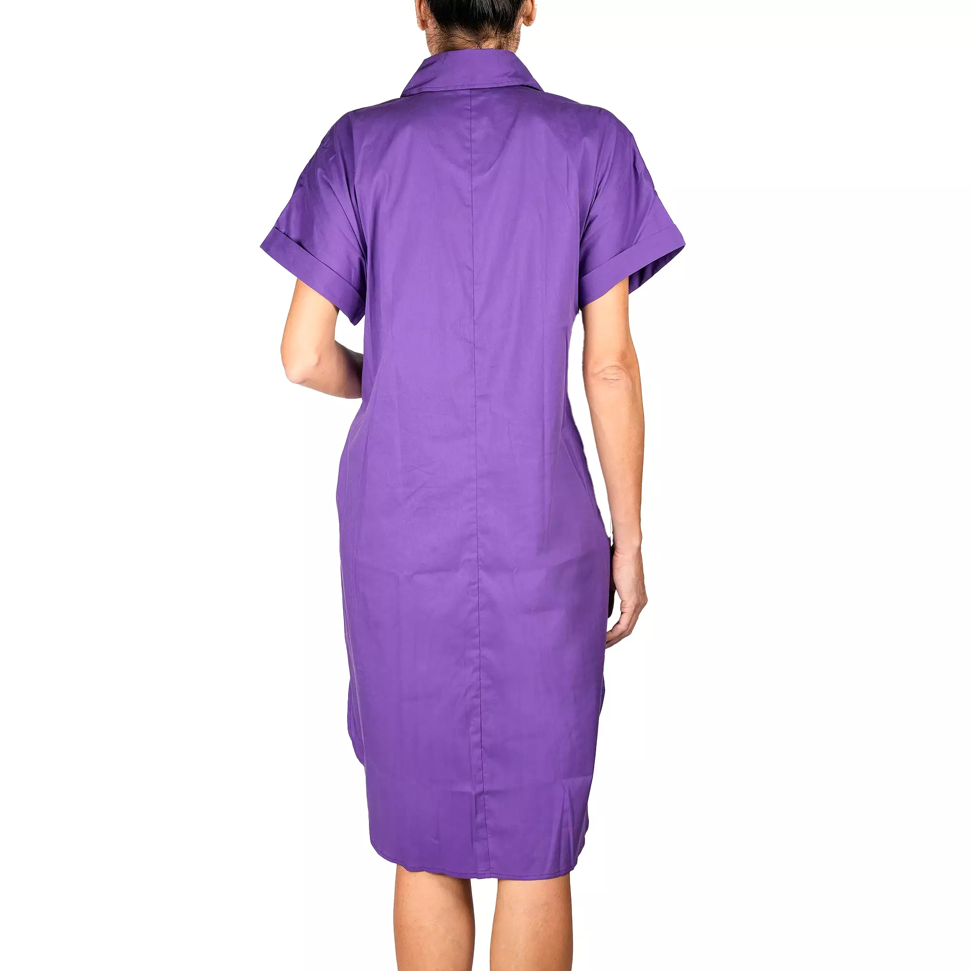 Cotton Dress Purple