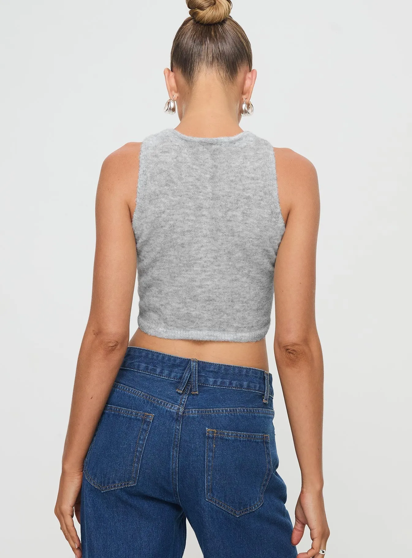 Crallie Knit Top Grey