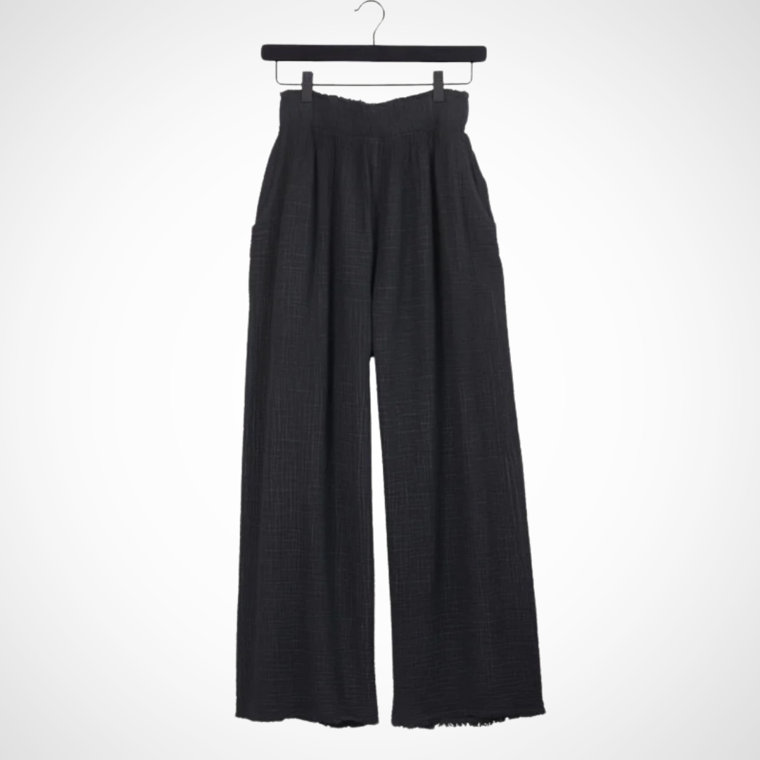 Crinkle Palazzo Pants