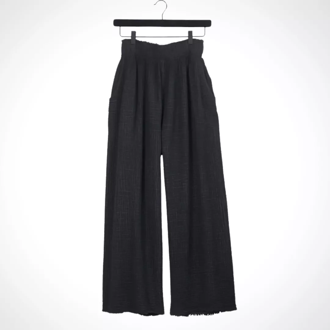 Crinkle Palazzo Pants