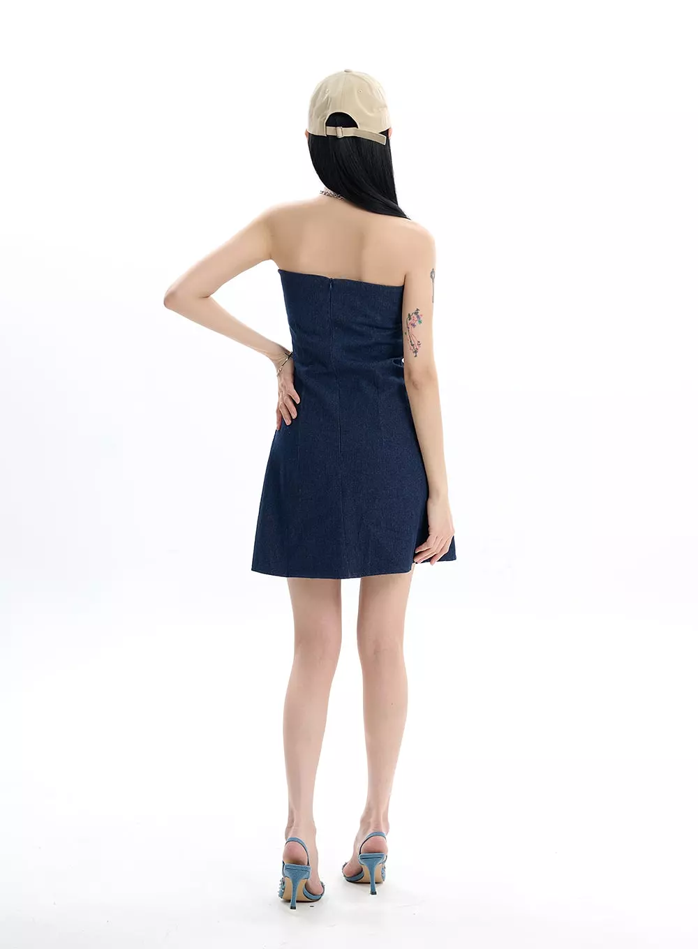 Denim Tube Dress IF413