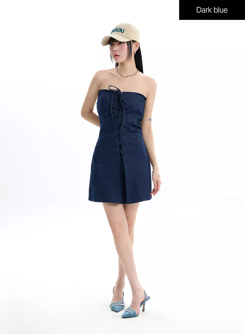 Denim Tube Dress IF413