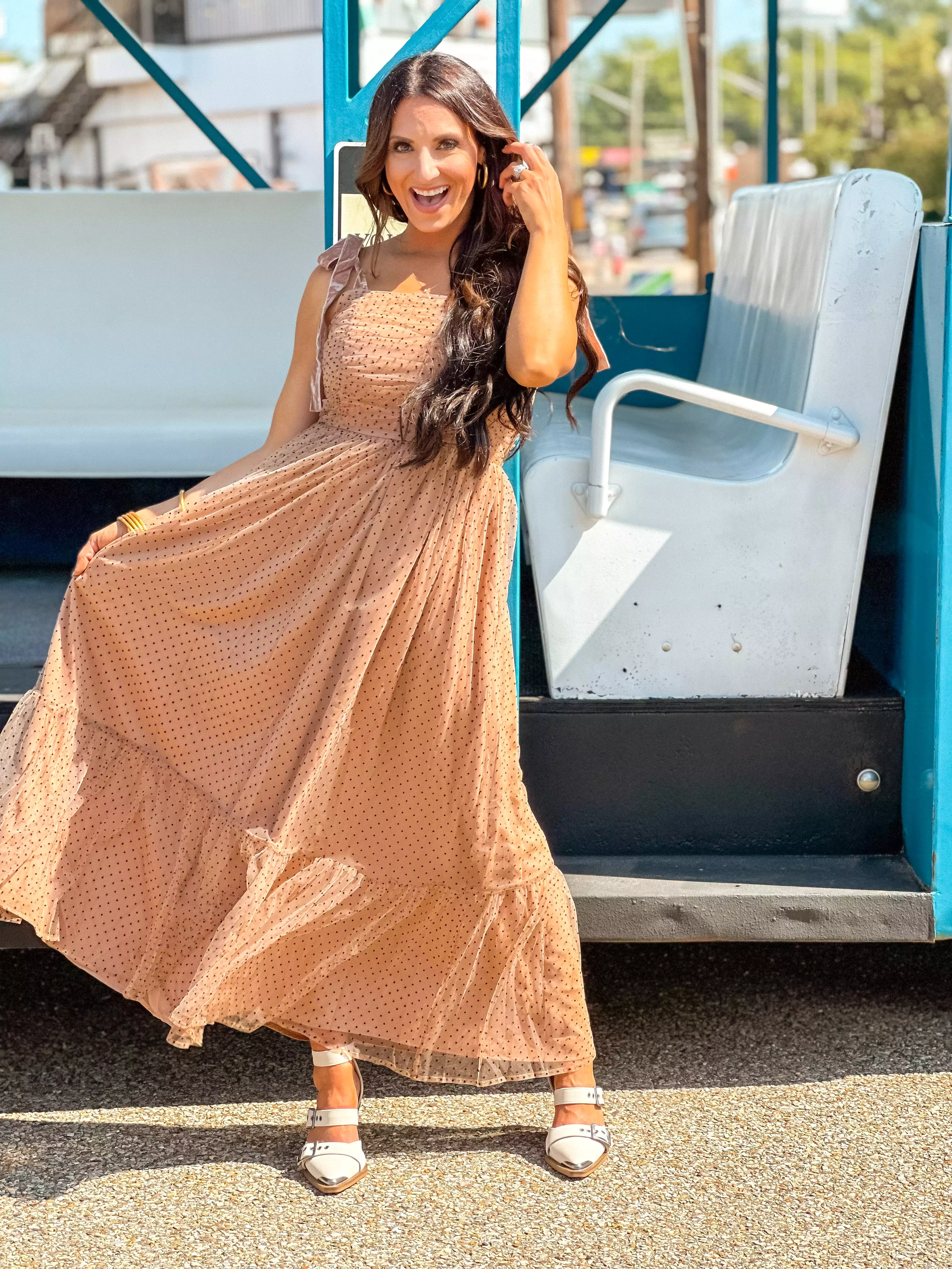 Don't Want To Go Home Tulle Maxi Dress