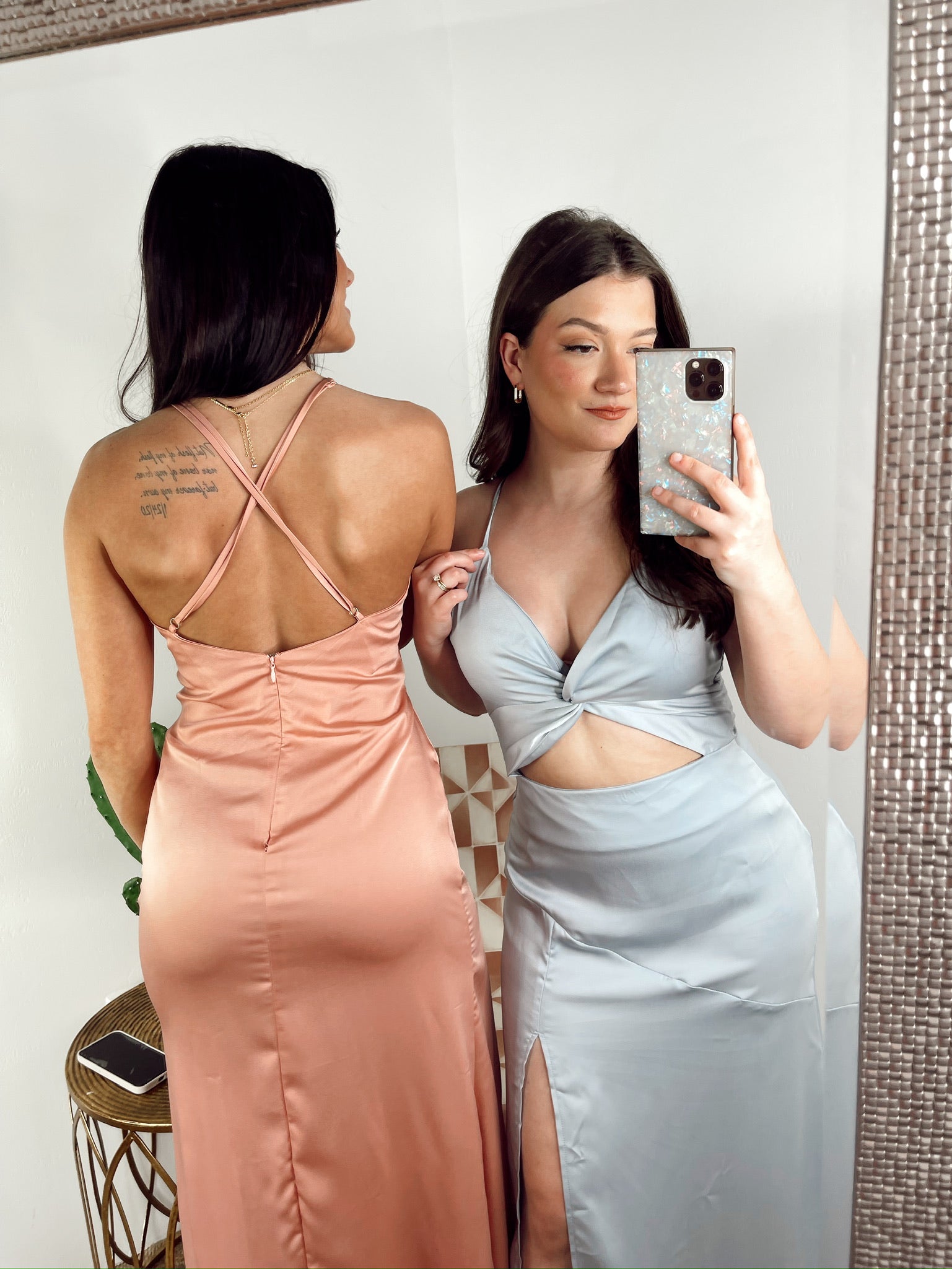 Eventful Satin Maxi Dress