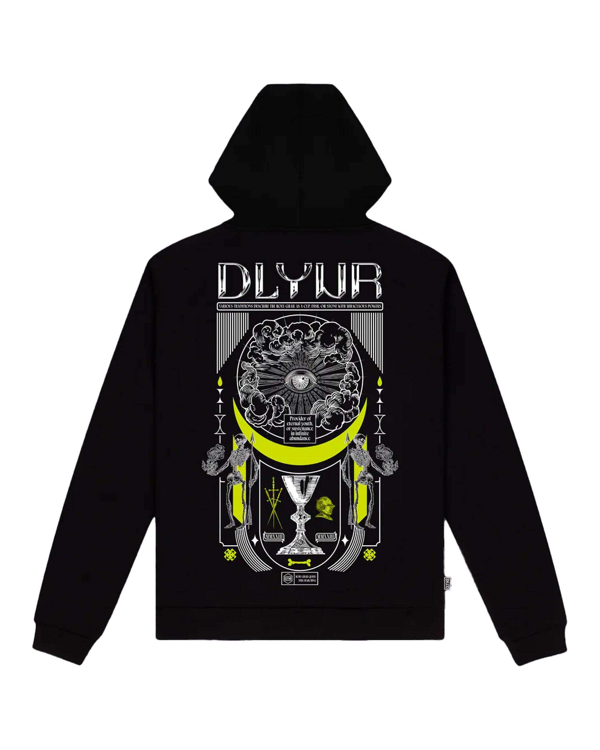 Felpa Uomo Dolly Noire Holy Grail Hoodie Black