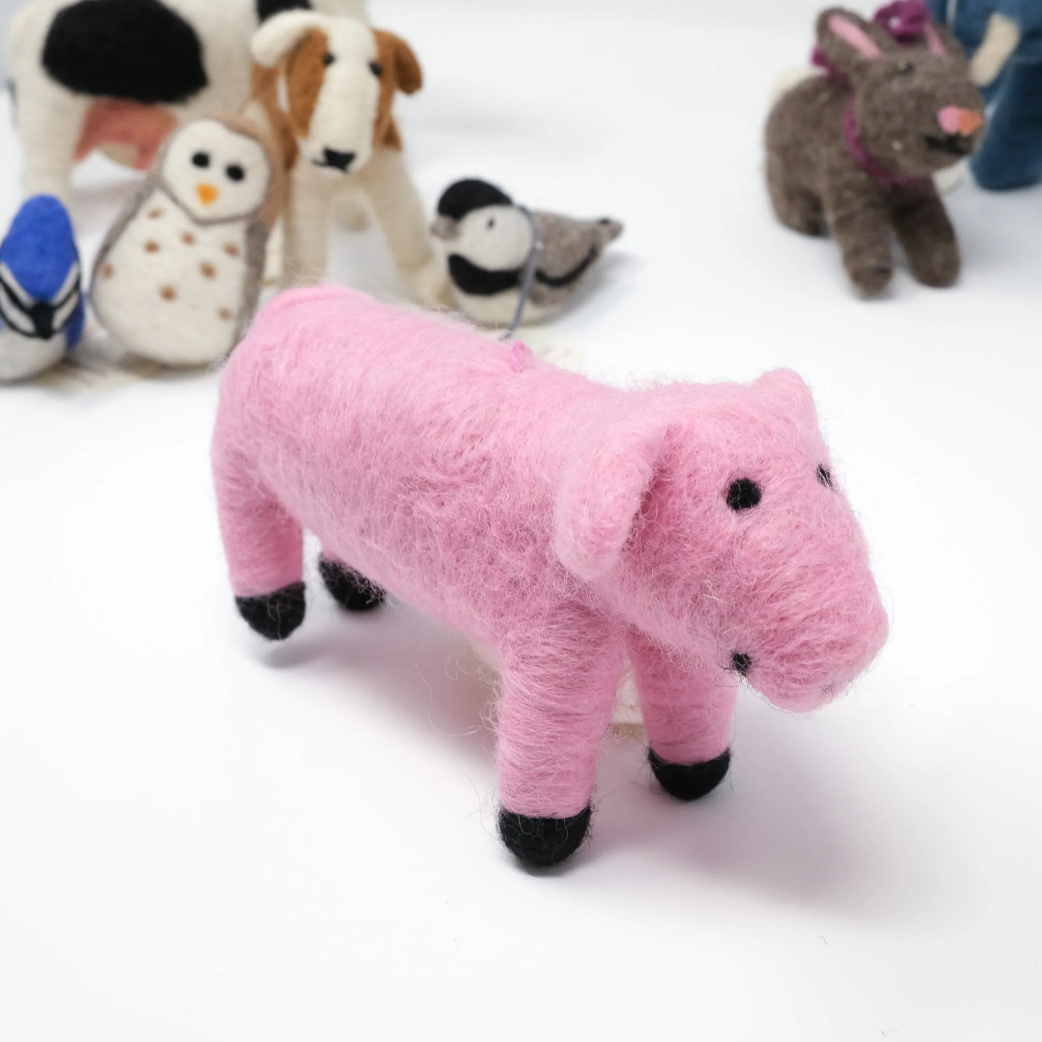 Felted Dolls - Pig