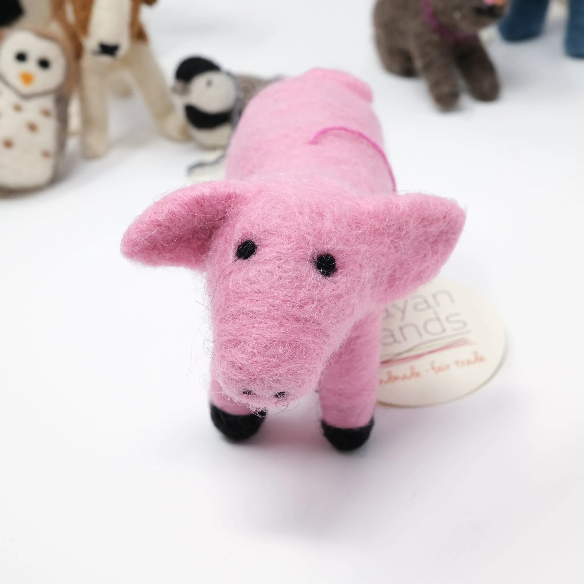 Felted Dolls - Pig