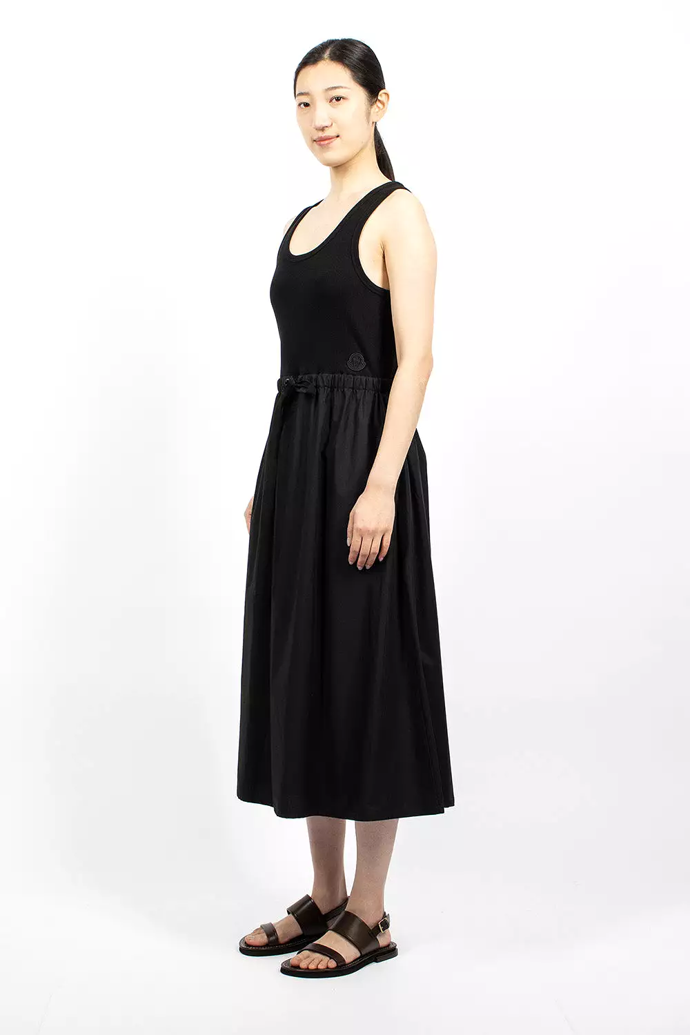 Flare Midi Dress Black