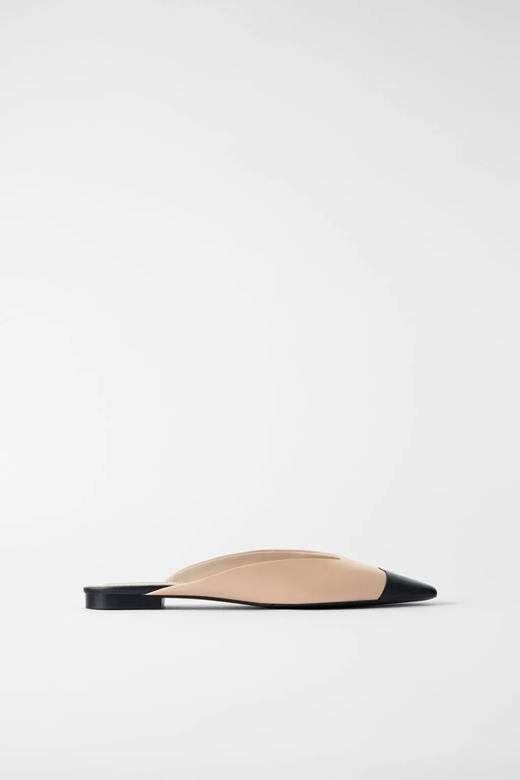 Flat Leather Mules