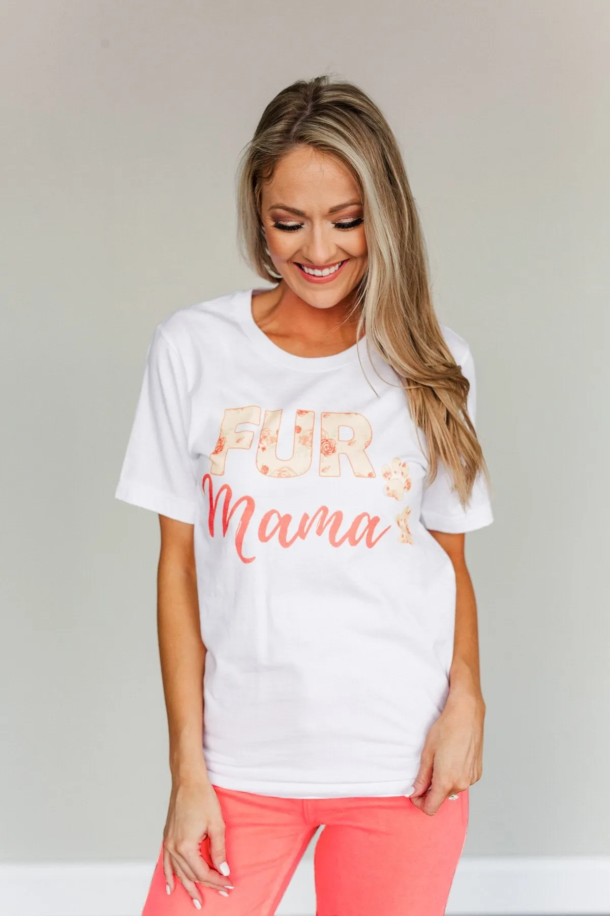 Fur Mama Graphic Tee- Ivory