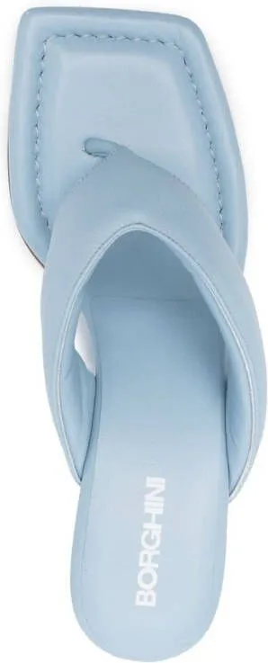 GIABORGHINI Gia 6 padded mules Blue