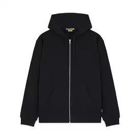 HEART LOGO ZIP HOODIE BLACK