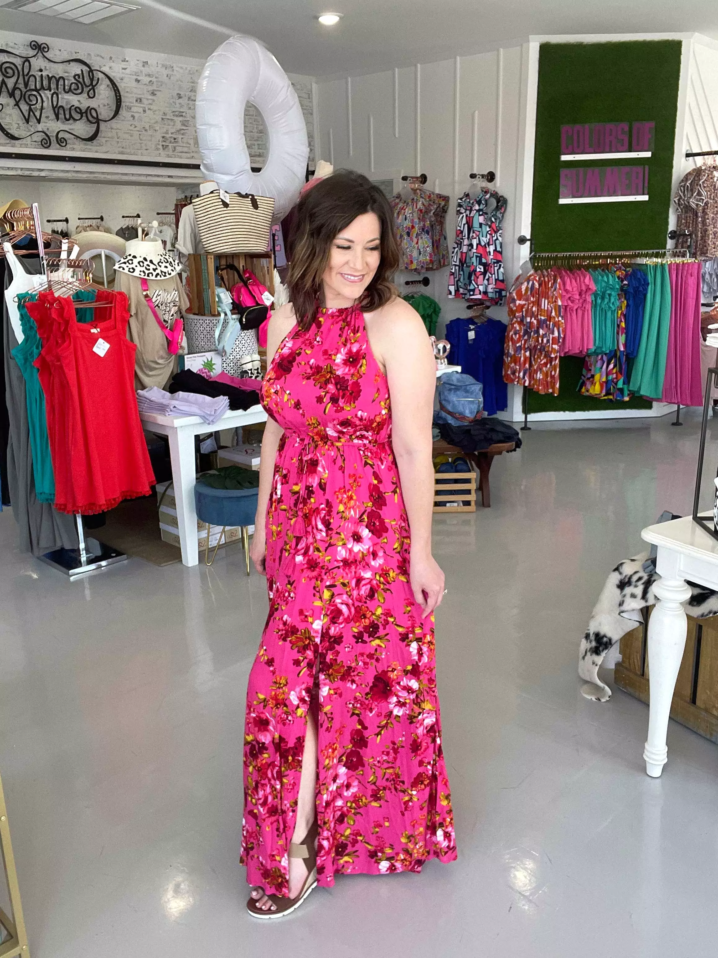 Just Feels Right Floral Maxi Dress