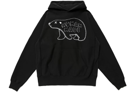 KAWS x Human Made #2 Pizza Hoodie Black