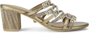 Kurt Geiger London Pierra crystal-embellished mules Neutrals