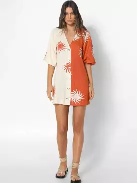 Kyra Mini Dress | Sun Print