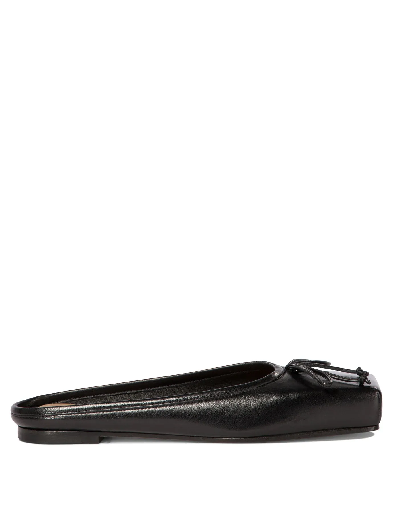 Les Mules Plates Ballet Ballerinas Black