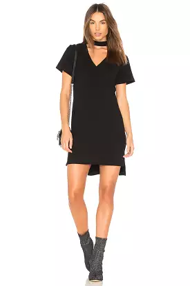 LNA Klassen Choker Dress Black