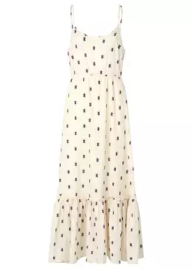 Lollys Laundry Uno Maxi Dress - Kjole - Creme