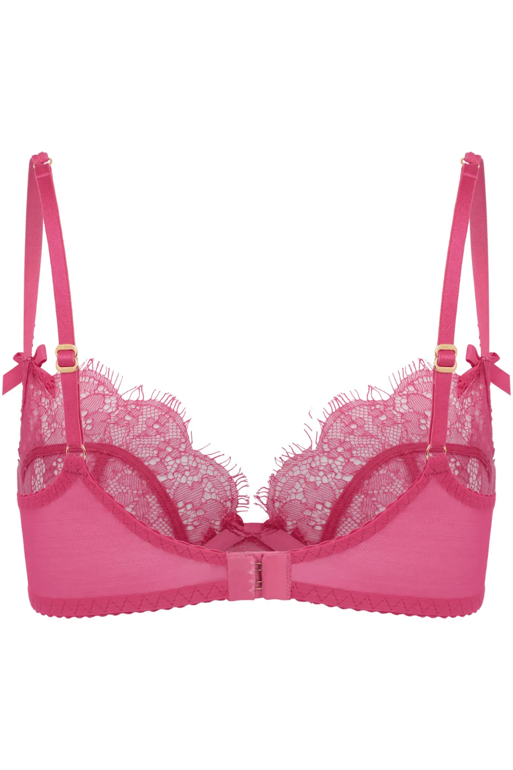 Lorna Fuchsia Lace Plunge Underwired Bra