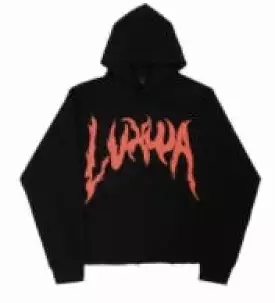 LVXWA INFRARED LOGO HOODIE BLACK