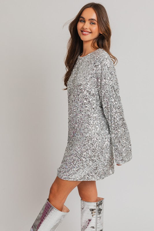 Meet Me At Midnight Sequin Mini Dress [online exclusive]