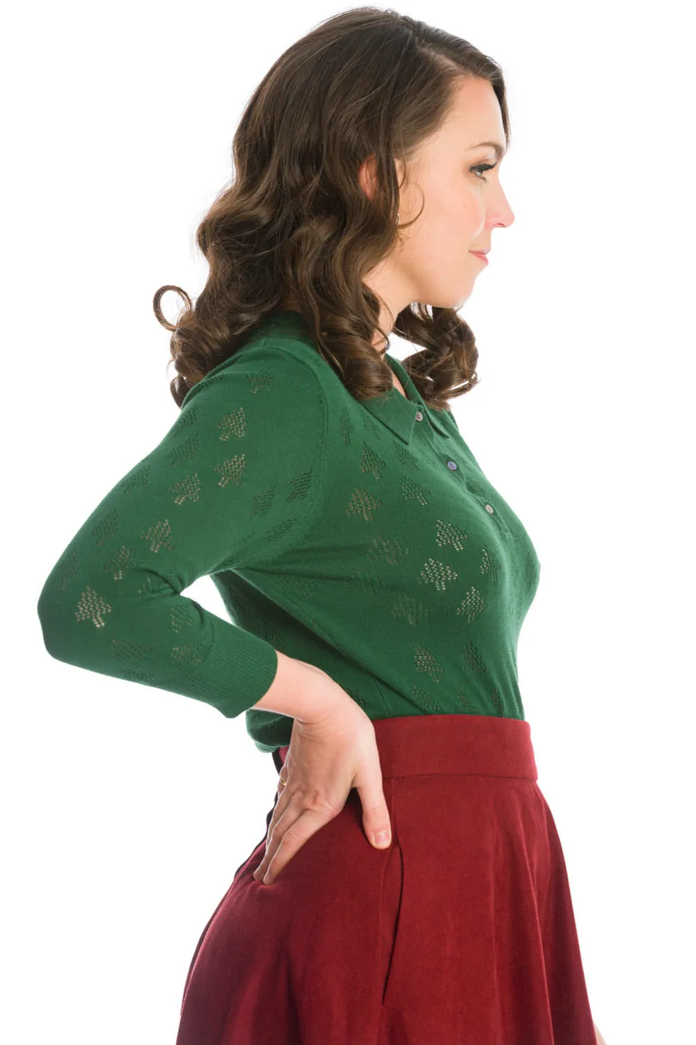 MERRY TREE KNIT TOP